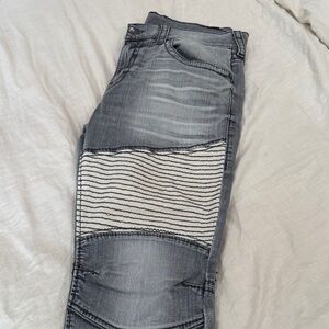 True Religion Stylish Gray Jeans for Men. Size 36